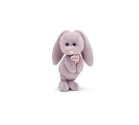 Peluche lapin rose 21 cm