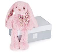Peluche lapin rose 25 cm rose TU
