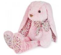 Peluche lapin rose grand modèle copains câlins - histoire d'ours Rose G