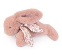 Peluche lapin rose poudré 25 cm