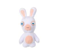Peluche Lapins Crétins Bouche Fermée - 18 Cm White TU