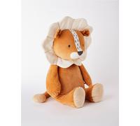 NOUKIE'S - Doudou Enfant - Peluche Géante Babou - Doudou Coton Bio - Taille Adaptée aux Enfants (80 cm), Marron