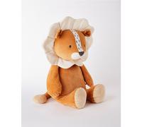 NOUKIE'S - Doudou Enfant - Peluche Géante Babou - Doudou Coton Bio - Taille Adaptée aux Enfants (80 cm), Marron