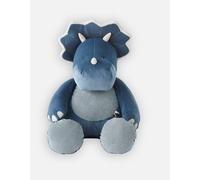 NOUKIE'S - Doudou Enfant - Peluche Géante Ops - Doudou Coton Bio - Taille Adaptée aux Enfants (80 cm), Bleu