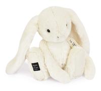 HISTOIRE D'OURS - Peluche Lapin Blanc - Collection LE LAPIN - 32 cm - Très Doux pour les Câlins - Longues Oreilles A Caresser - Idée Cadeau Anniversaire Enfant et Doudou pour Bébé - HO3242