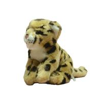 Peluche léopard réaliste, Jouet en Peluche Assis, poupée Chat, décoration for, Cadeau sur Le thème Safari
