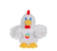 Gipsy Toys - Peluche Les Amis DE PÂQUES SONORES - Poule Blanche - 13 CM - Un Cadeau CÂLIN ET SONORE pour PÂQUES