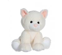 Peluche - les amis floppy chat - 30 cm blanc TU