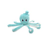 Déglingos Peluche Filou maman et bébé Les Ptipotos Aqua 50 cm