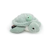 Peluche - Les Déglingos - Sauvenou - Tortue géante - Bébé inclus - 50 cm - Vert menthe