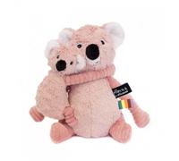 Déglingos Peluche Trankilou le Koala Maman/Bébé 2-en-1 29 cm Rose – Toute douce