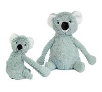 Déglingos – Peluche Trankilou le Koala Maman/Bébé – 2 en 1, toute douce, 29 cm, menthe