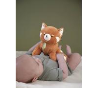 Peluche lestée panda roux orange TU