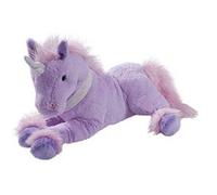 Peluche licorne couchée - Plush - Violet - L.50 x H.26 cm - Pour enfant à partir de 3 ans
