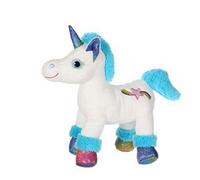 Peluche Licorne GIPSY - Lica Bella - Blanc-Bleu - 30 cm - Mixte - A partir de 18 mois