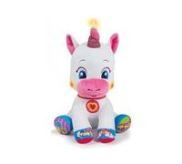 Peluche Licorne Interactive Musicale et Lumineuse - Version Francaise - Bebe des 6 Mois - Set Jeu eveil educatif avec Carte Animal