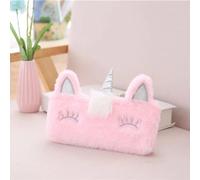 Peluche Licorne Mignon Trousse Licorne Kawaii Filles Estuche Para Lpices Pour Trousse Astuccio Toile Scolaire École Cartuchera.Gris Clair.