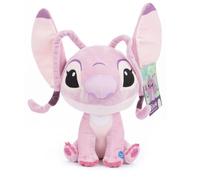 Peluche - Lilo Et Stitch - Peluche Angel Rose Pale Avec Son 20cm