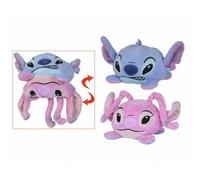Peluche - Lilo Et Stitch - Stitch / Angel Reversible - 8 Cm