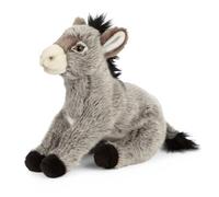 Peluche Living Nature - Âne (22cm), Gris