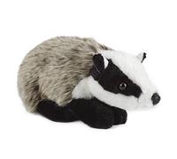 Peluche Living Nature - Blaireau moyen (30 cm), Badger