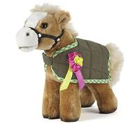 Peluche Living Nature - Cheval avec manteau (23 cm)