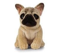 Peluche Living Nature - Chien bouledogue français en peluche (20 cm)