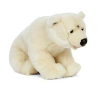 Peluche Living Nature - Grand ours polaire (45 cm)