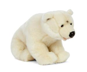 Peluche Living Nature - Grand ours polaire (45 cm)