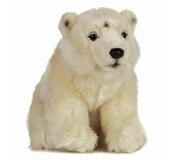 Peluche Living Nature - Petit ours polaire (30cm)