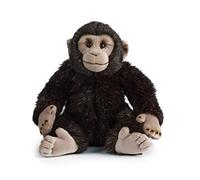 Peluche Living Nature - Singe, chimpanzé (30 cm)