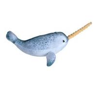 Peluche Living Ocean Narval De 40 Cm Bleu