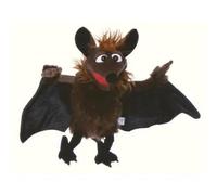 Peluche - LIVING PUPPETS - Gaston la chauve-souris - Noir - Pour enfant à partir de 3 ans - Intérieur