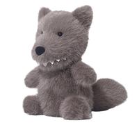 Peluche loup - coton 25 cm | Trucs de loups | Jolie figurine de à collectionner - Décoration d'oreillers pour filles garçons Chambre de salon de maternelle anniversaire | Touche douce