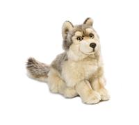 WWF Peluche Loup - Réaliste, douce et souple, normes CE - 25 cm