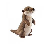 Peluche Loutre dréssée 20cm