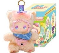 Porte-clés peluche LUCKY EMMA Lovely Pocket Zoo mini peluche anneau doré Multicolore