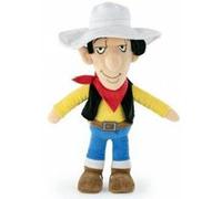 Peluche lucky luke 37 cm - doudou collection héros de bd - set jouet enfant + 1 carte tigre