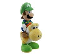 Peluche Luigi Chevauchant Yoshi - Nintendo Super Mario, 20,3 Cm