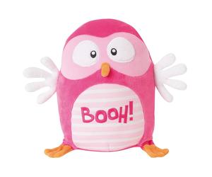 Peluche lumineuse Jemini Luminou Booh Rose 20 cm