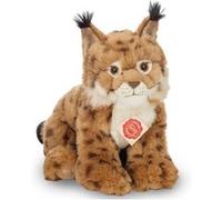 Teddy Hermann Luchs, Kuscheltier, Stofftier, Plüschtier, Wildtier, Waldtier, sitzend, Plüsch, Braun, 26 cm, 90470