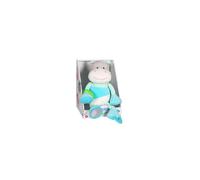 Peluche - Ma première peluche d'activités hippopotame - 25 cm