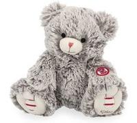 Peluche Mae l ours gris prestige - 24 CM Rouge G