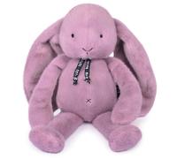 Peluche - MAÏLOU TRADITION - Lapin Méloé - 37 cm - Parme (violet) - Création artisanale Bretagne