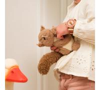 Peluche Maman et bébé écureuil (15 cm)