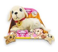 Peluche Mammy surprise Chien Golden Retriever Sbabam G