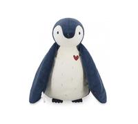 KALOO - Grande Peluche Décorative Manchot de 50 cm avec Lange d'Emmaillotage - Dimensions Lange : 100 x 100 cm - Peluche Doudou Bébé - Dès la Naissance - K212012