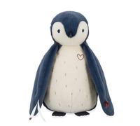 Kaloo Peluche enregistreuse vocale Manchot - Bruits blancs et enregistreur - Bleu 25 cm