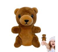 Peluche marionnette Animal 9cm | Marionnettes à Doigts Ours Renard écureuil Mignons pour, Jeux de rôle Jouets éducatifs, éducation précoce, Conte, Maternelle, Cadeau d'anniversaire