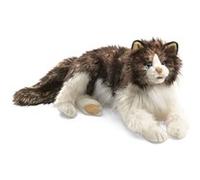Peluche marionnette Chat ébouriffé 70 cm Folkmanis G
